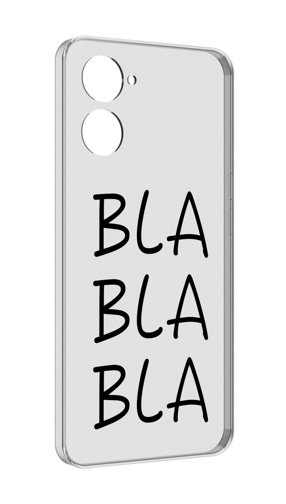 

Чехол MyPads Bla-Bla для Realme 10S противоударный, Tocco