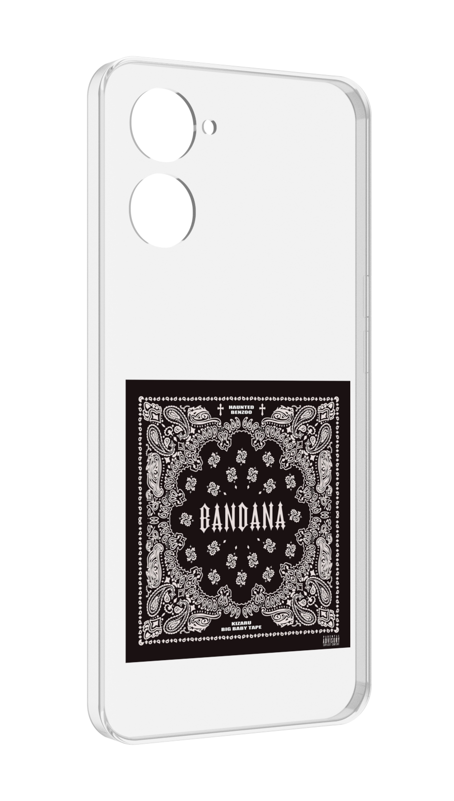 

Чехол MyPads Bandana I Big Baby Tape для Realme 10S противоударный, Tocco