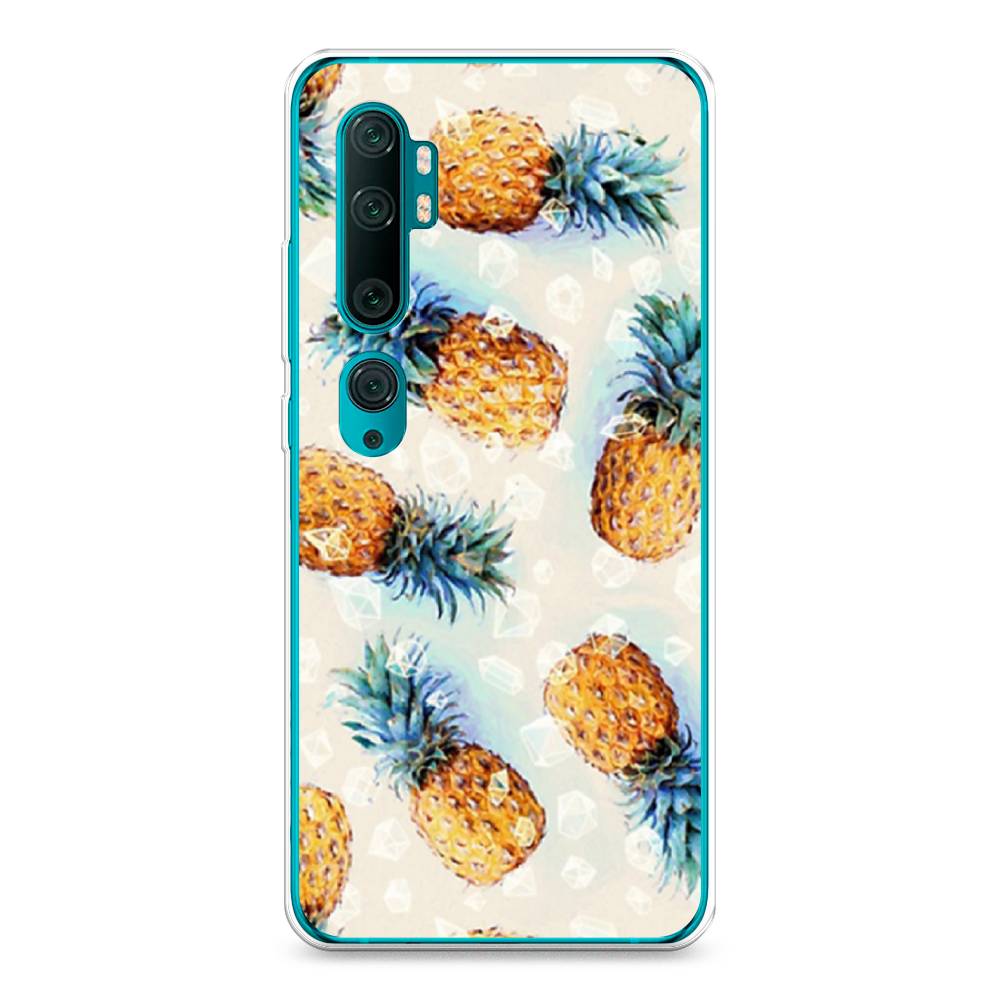 

Чехол Awog на Xiaomi Mi Note 10/Mi Note 10 Pro "Ананасы", Разноцветный, 37350-3