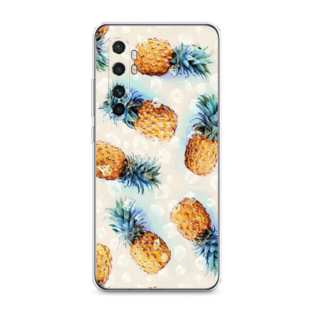 

Чехол Awog на Xiaomi Mi Note 10 Lite "Ананасы", Разноцветный, 38450-3
