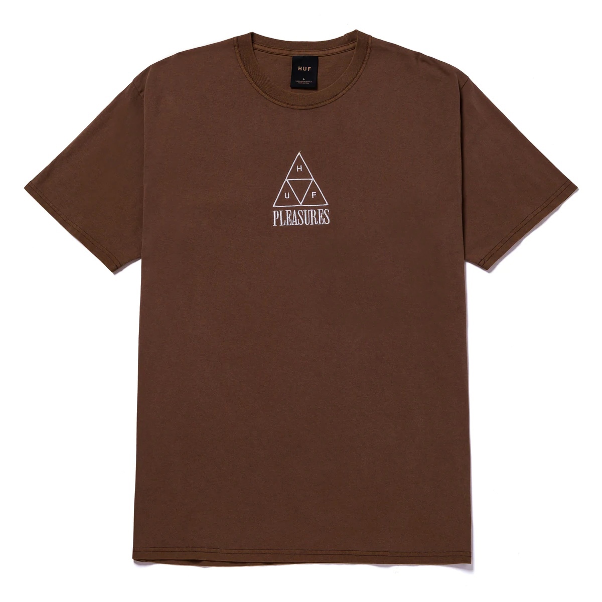 фото Футболка женская huf ts01807-brown коричневая l