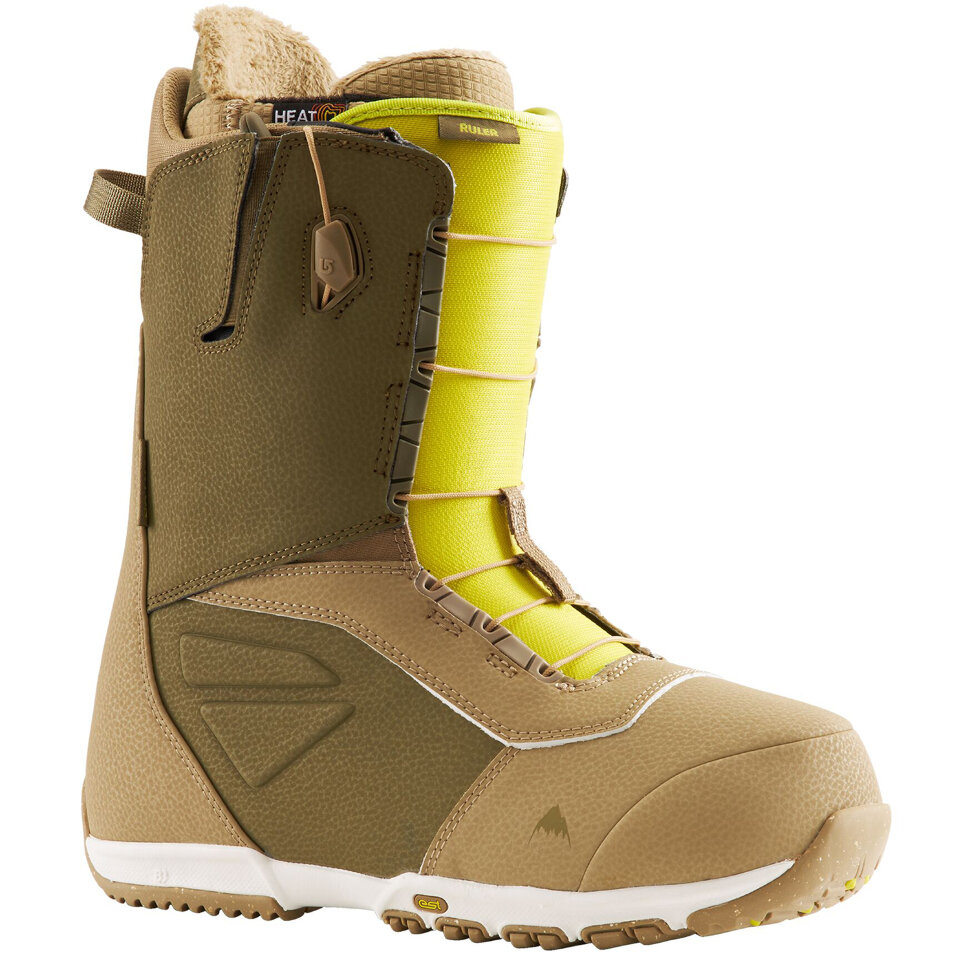 фото Ботинки для сноуборда мужские burton ruler tan/olive/yellow 2022 9010510191793