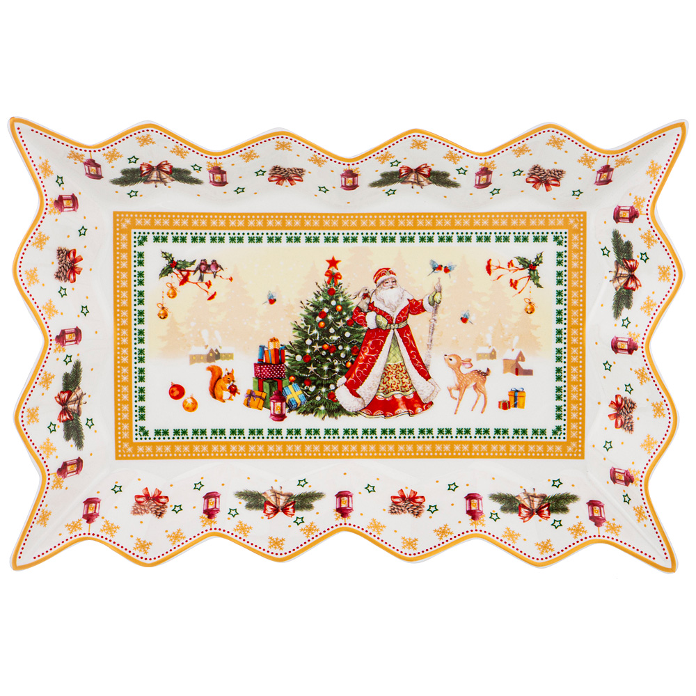 

Блюдо для Слоеных Салатов Christmas Collection, 25*15 см. высота 3,5 см., 4557244