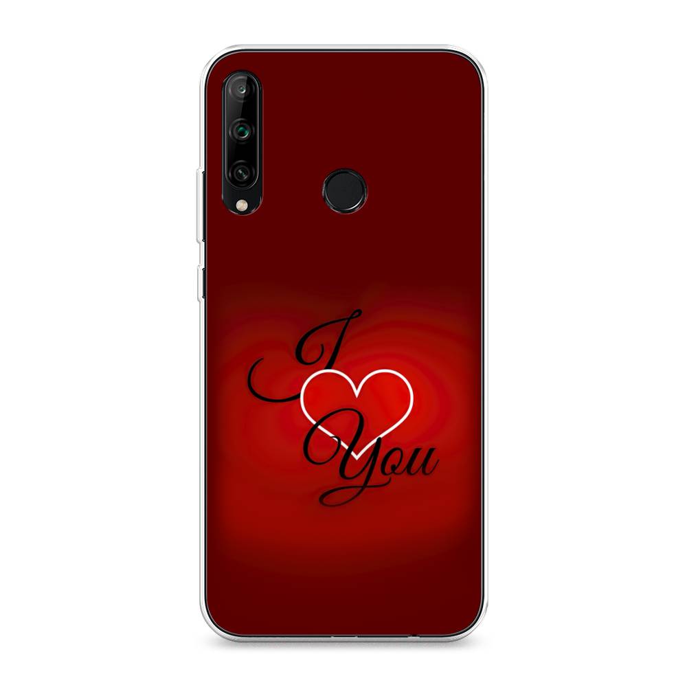 

Чехол Awog на Honor 9C "I love you 3", Красный;черный, 612550-6