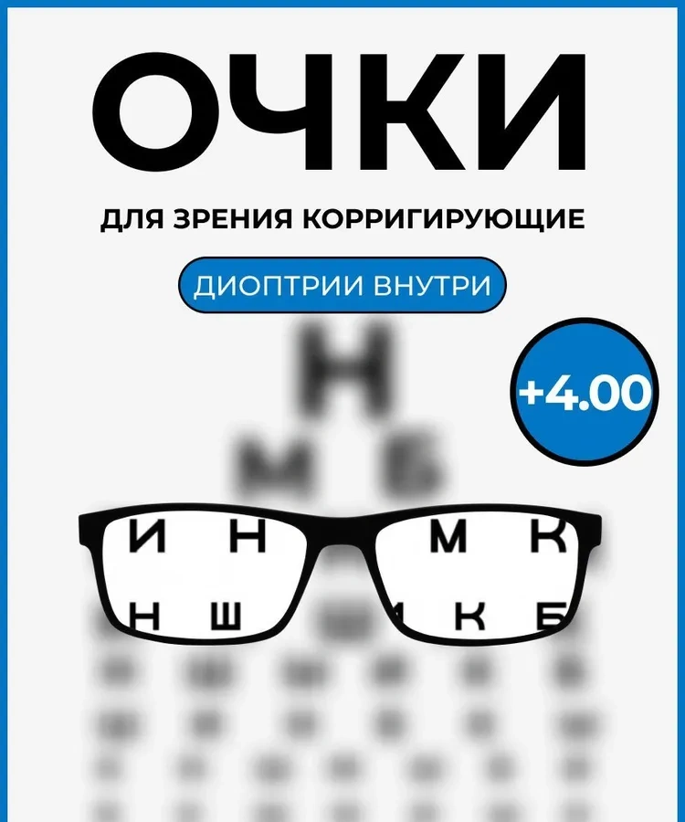 

Очки с диоптриями Ralph 0716 +4.00