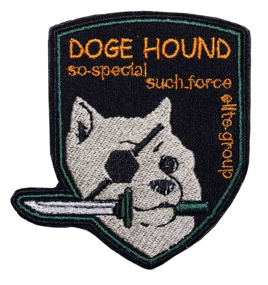 

Нашивка Strike doge hound, Черный