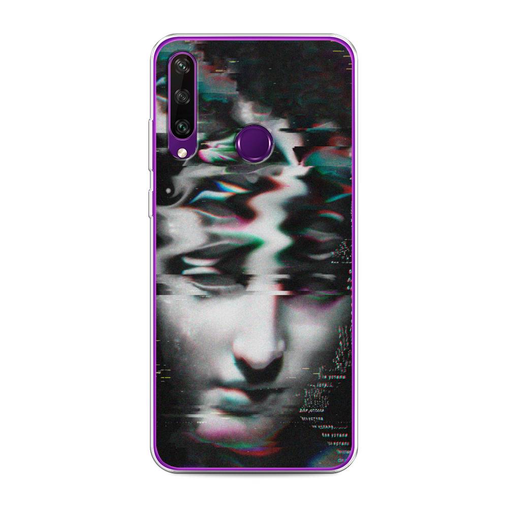 

Чехол Awog на Huawei Y6p "Glitch Art", Серый, 6103250-9