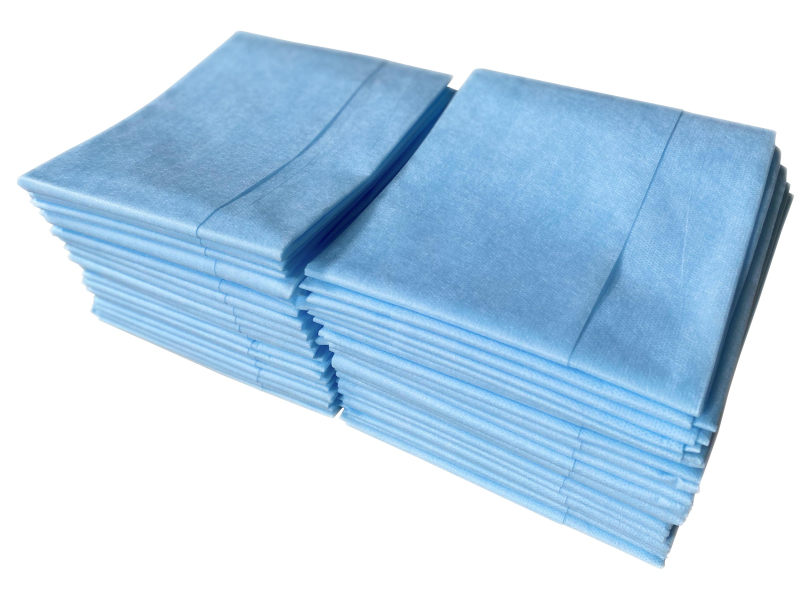 Салфетка 70х80см спанбонд плотность 25, голубая, 40шт