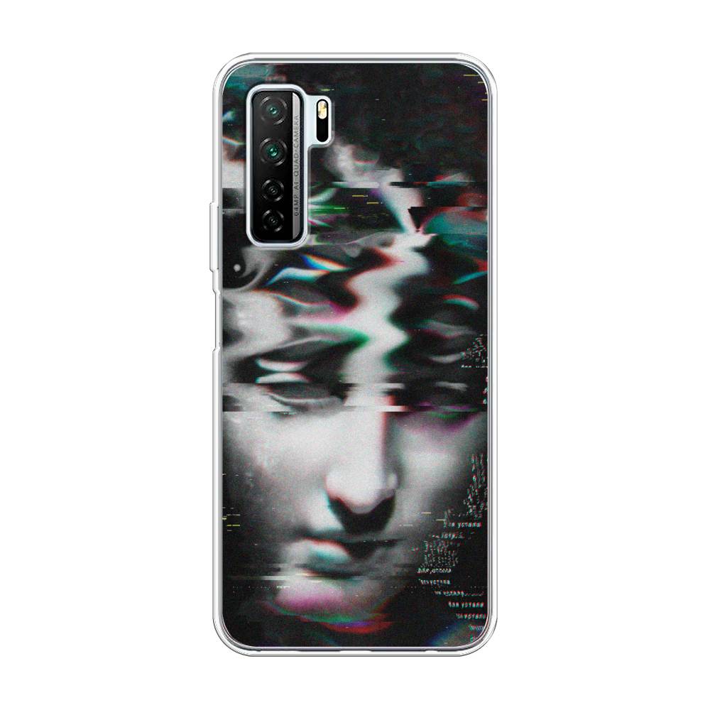 

Чехол Awog на Huawei P40 lite 5G "Glitch Art", Серый, 6103050-9