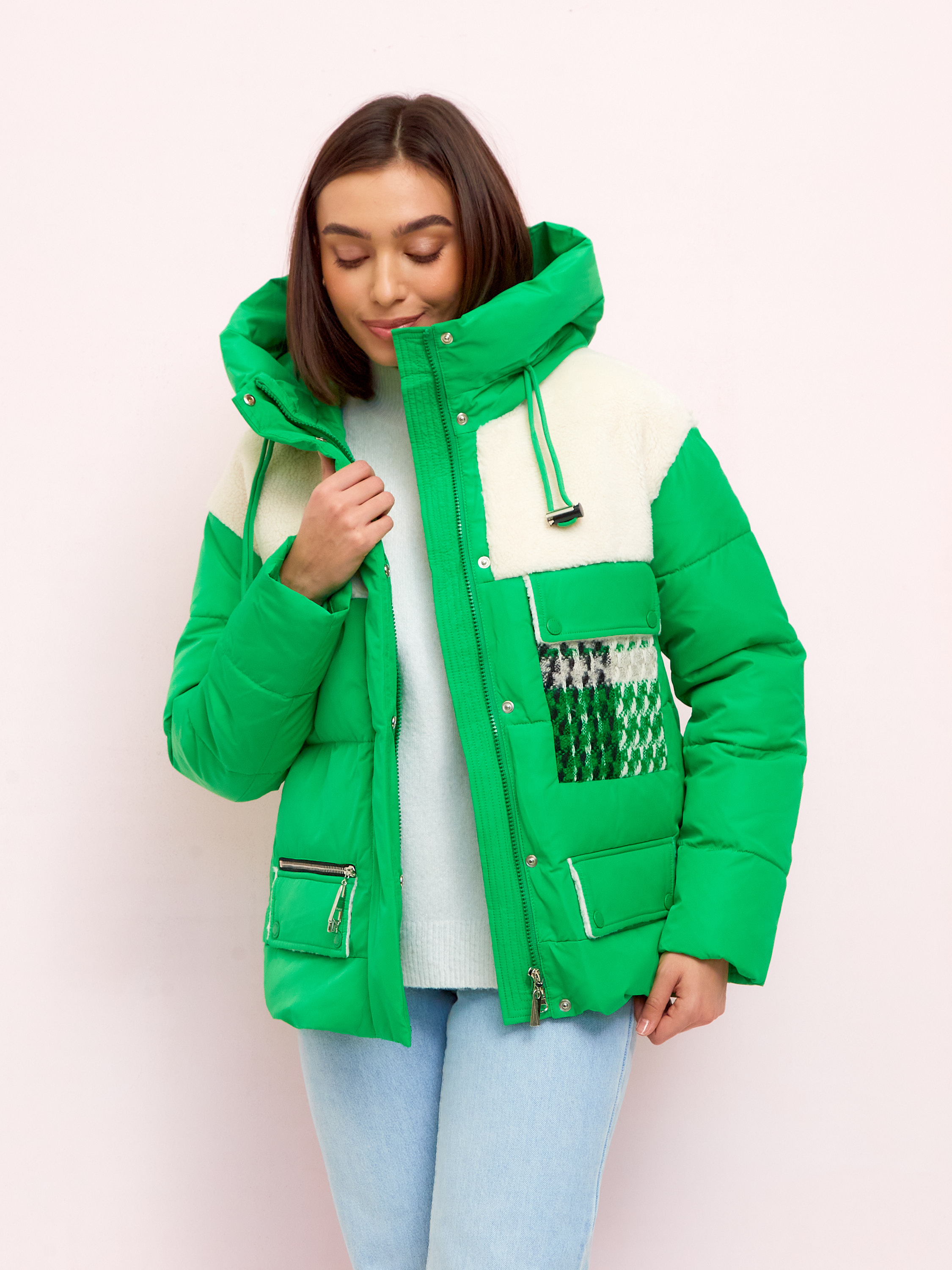 

Куртка женская Fine Baby Cat R897PES зеленая XXL, R897PES