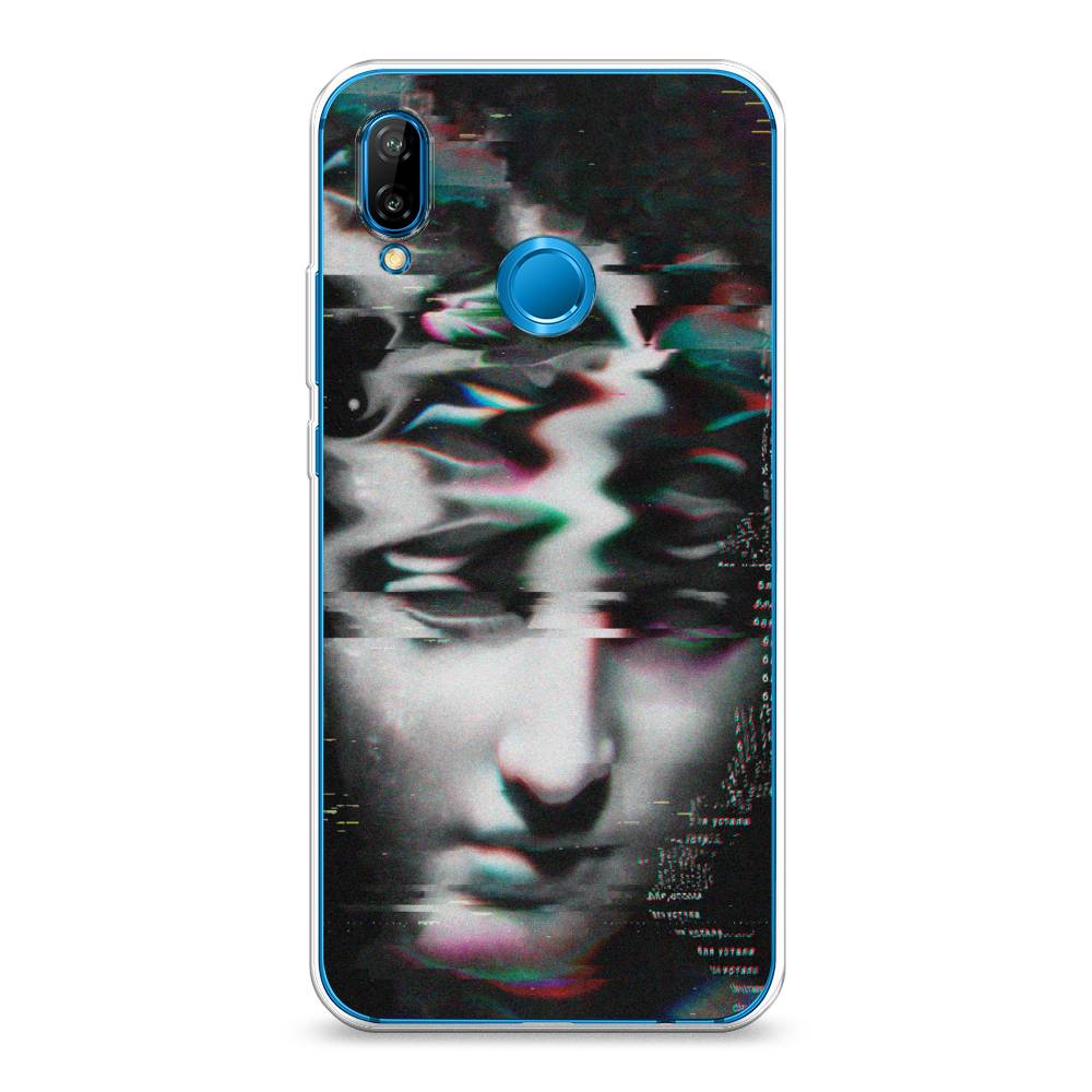 

Чехол Awog на Huawei P20 Lite "Glitch Art", Серый, 64450-9