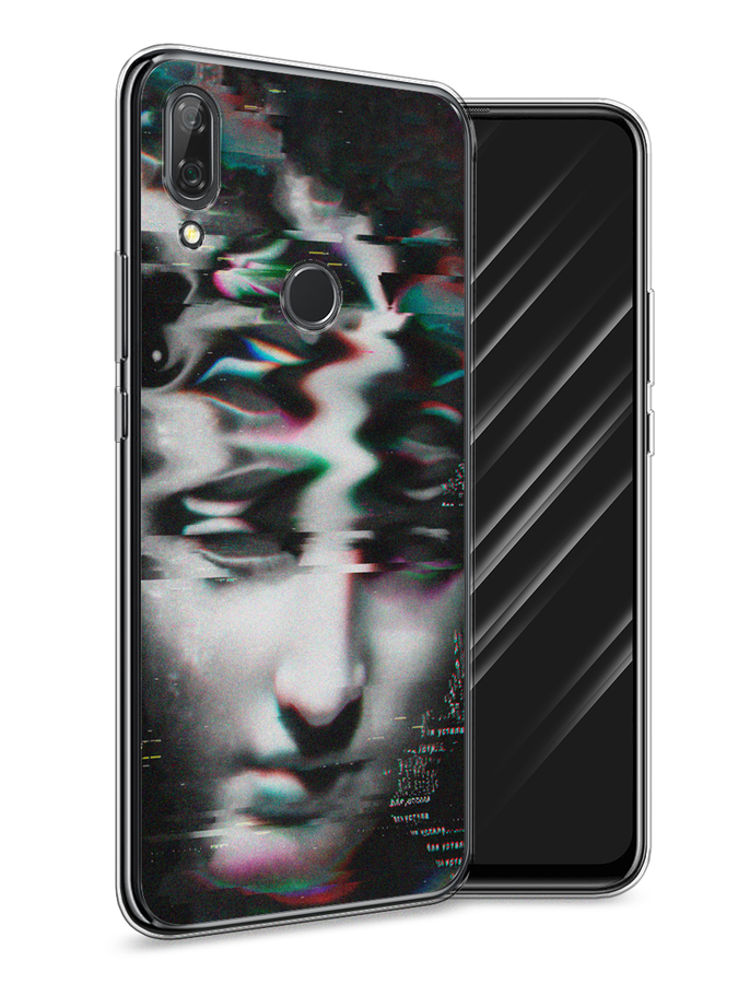 

Чехол Awog на Huawei P Smart Z "Glitch Art", Серый, 69450-9