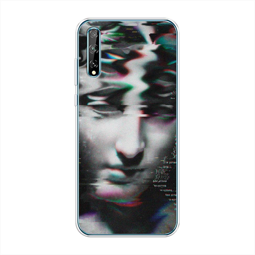 

Чехол Awog на Huawei P Smart S "Glitch Art", Серый, 6103550-9