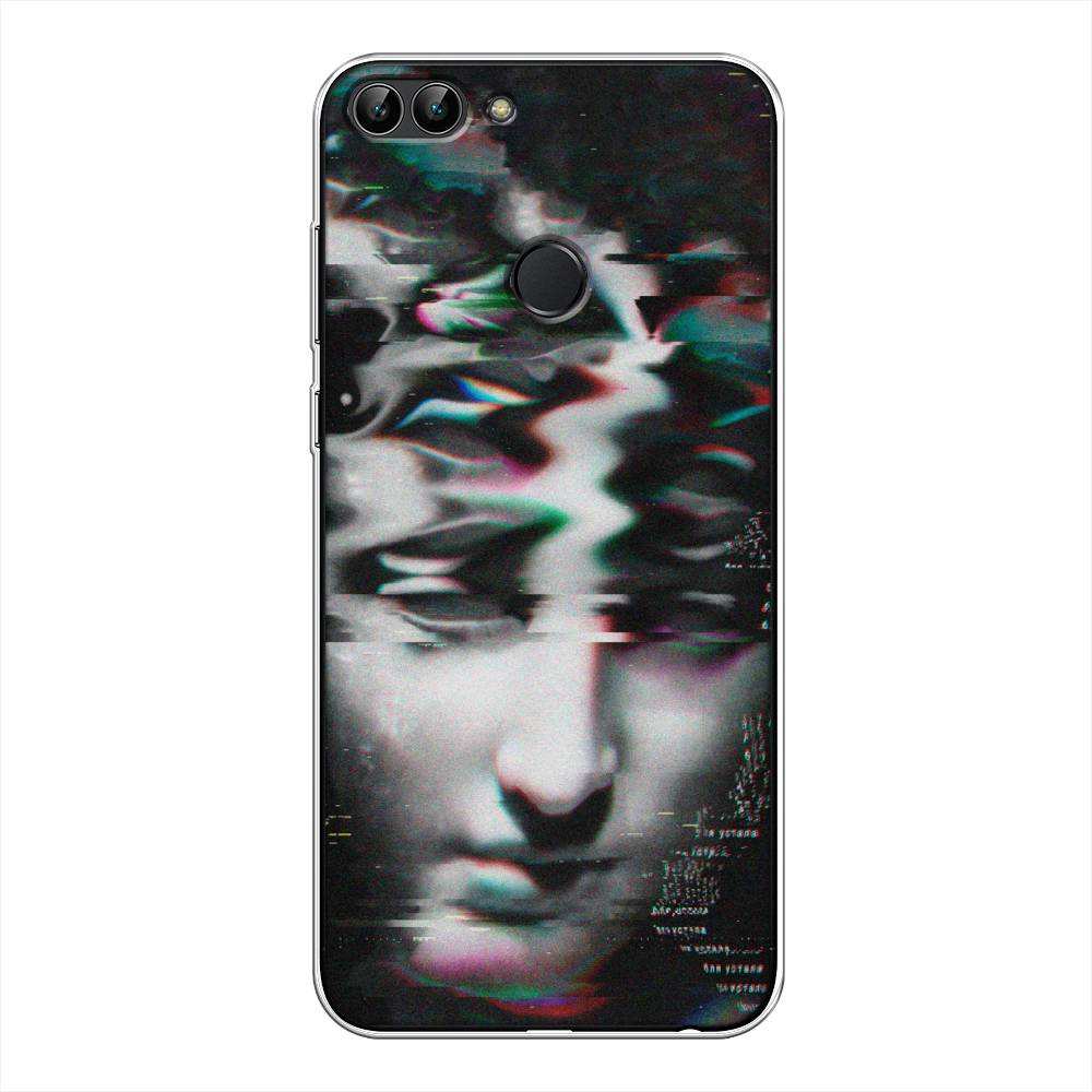 

Чехол Awog на Huawei P Smart "Glitch Art", Серый, 64050-9