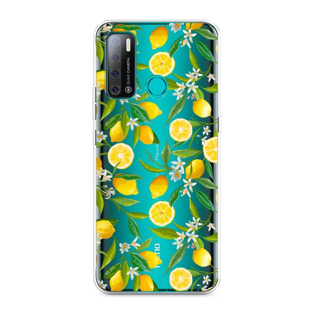 

Чехол Awog на Tecno Pouvoir 4 "Сочные лимоны", Разноцветный, 300350-10