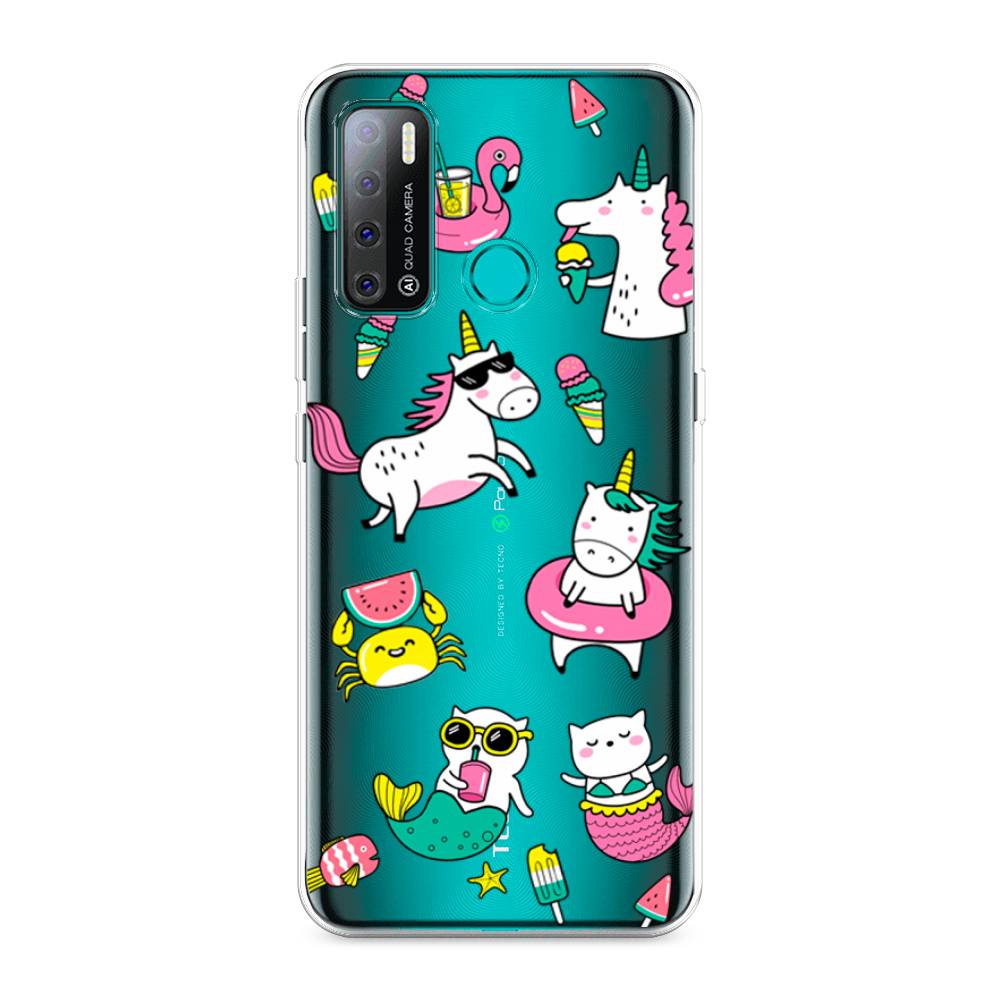 

Чехол Awog на Tecno Pouvoir 4 "На отдыхе", Разноцветный, 300350-2