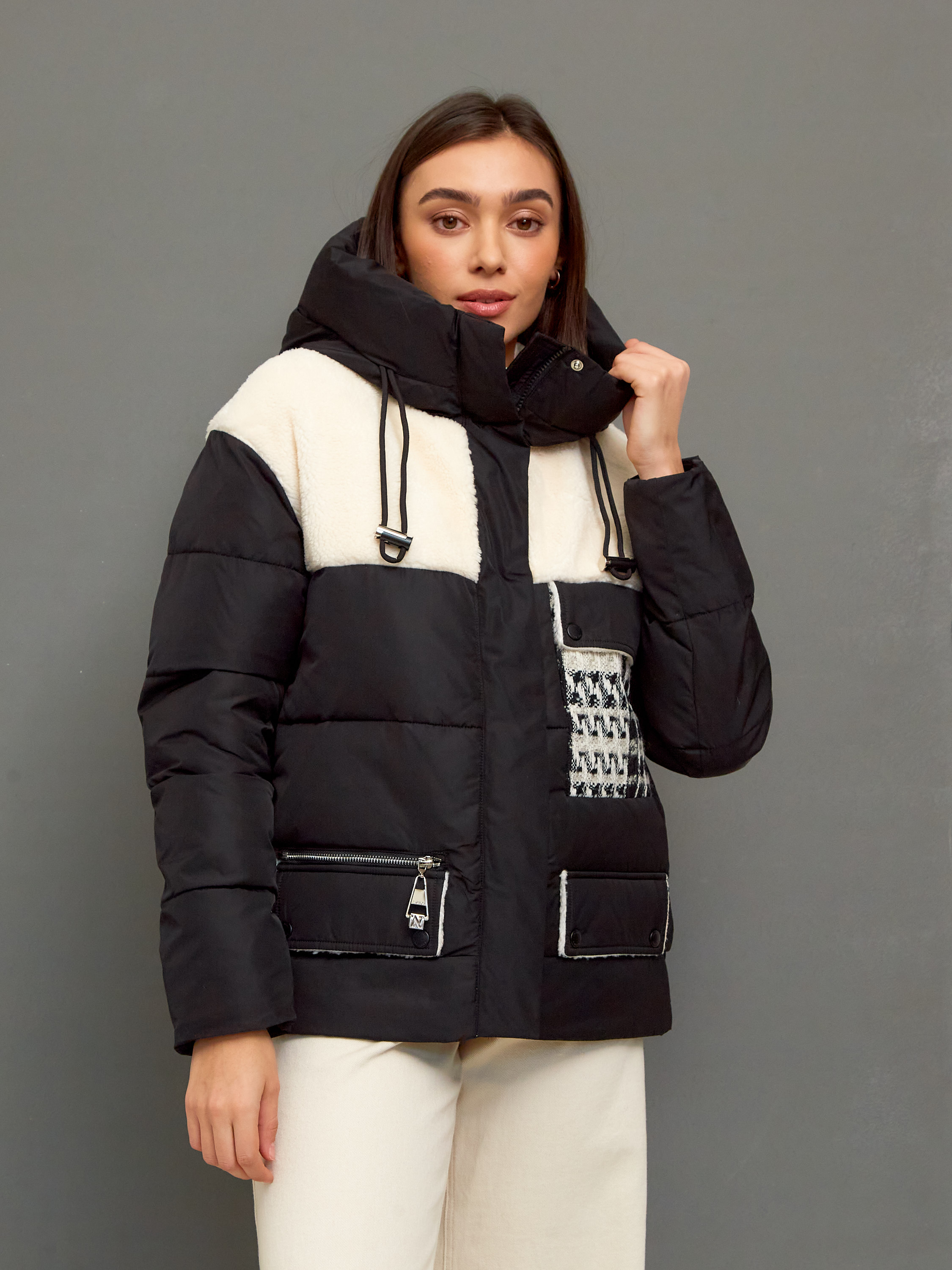 

Пуховик женский Fine Baby Cat R897PES черный XXL, R897PES