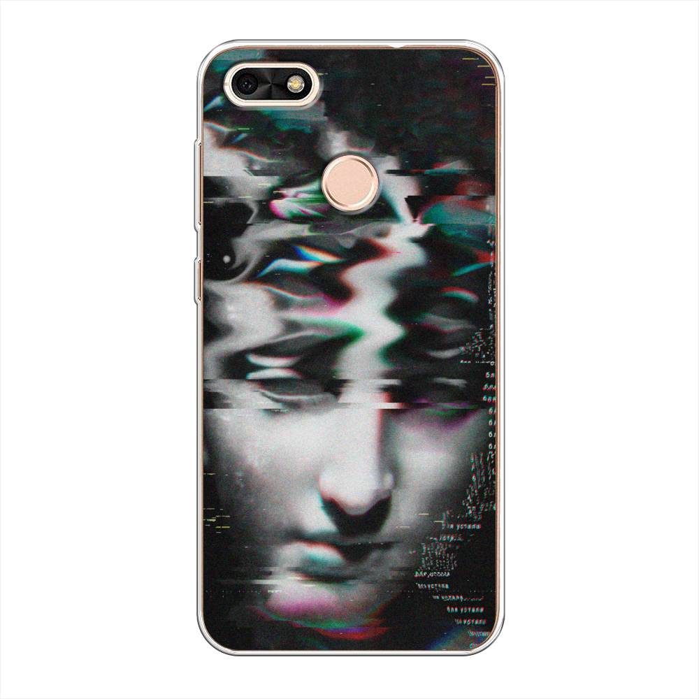 

Чехол Awog на Huawei Nova Lite (2017) "Glitch Art", Серый, 64750-9