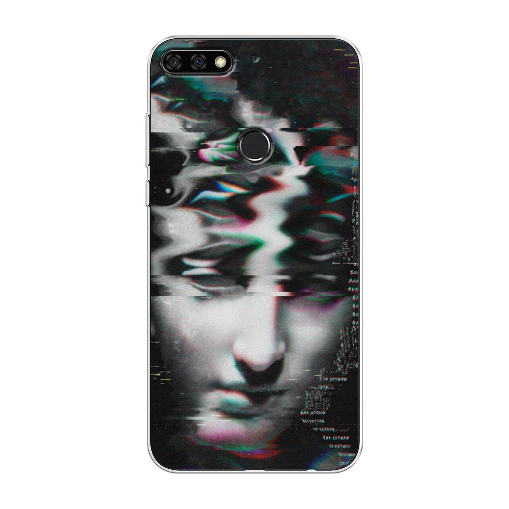 

Чехол Awog на Huawei Nova 2 Lite "Glitch Art", Серый, 64650-9