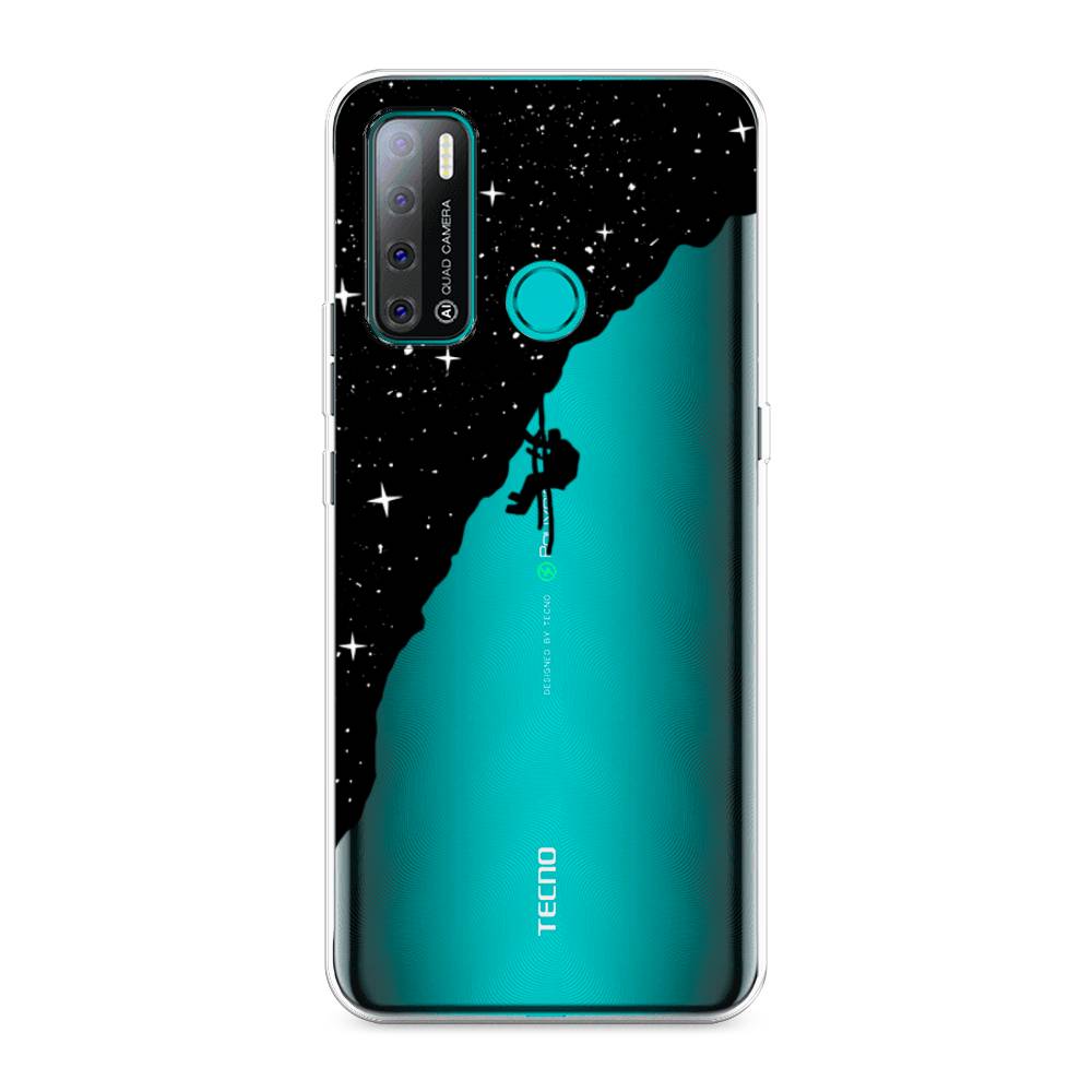 

Чехол Awog на Tecno Pouvoir 4 "Скалолаз в космосе", Разноцветный, 300350-4