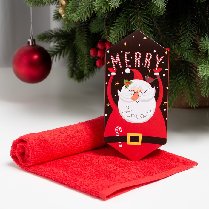 

Полотенце махровое Этель Merry 30х30 см, 100% хл, 340 г/м2