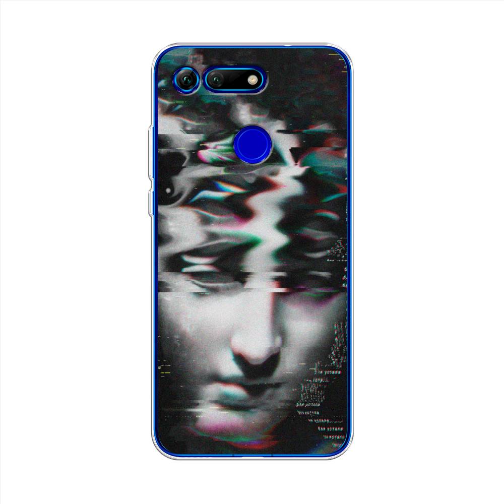 

Чехол Awog на Honor V20 (View 20) "Glitch Art", Серый, 67350-9