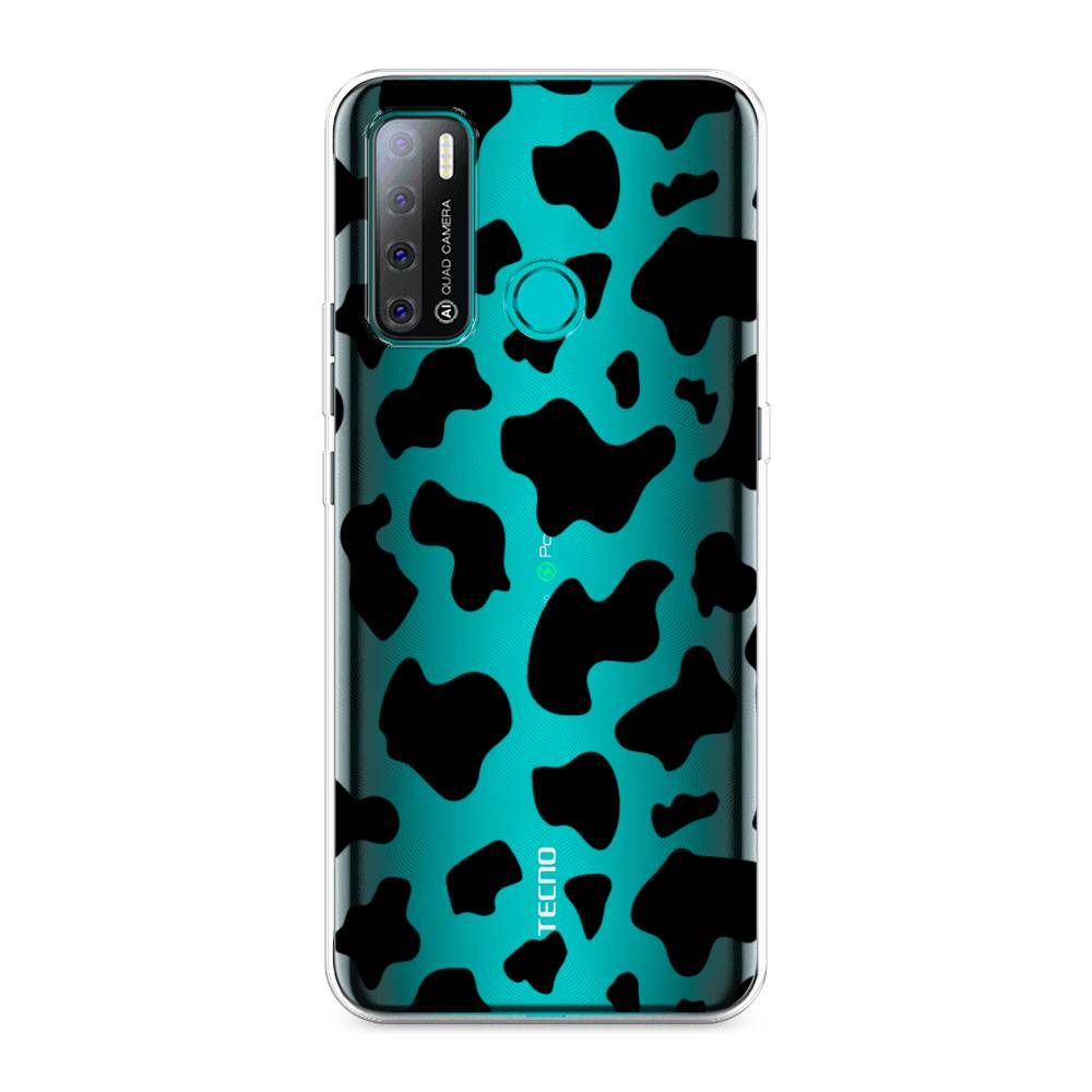 

Чехол Awog на Tecno Pouvoir 4 "Пятна коровы черные", Разноцветный, 300350-2
