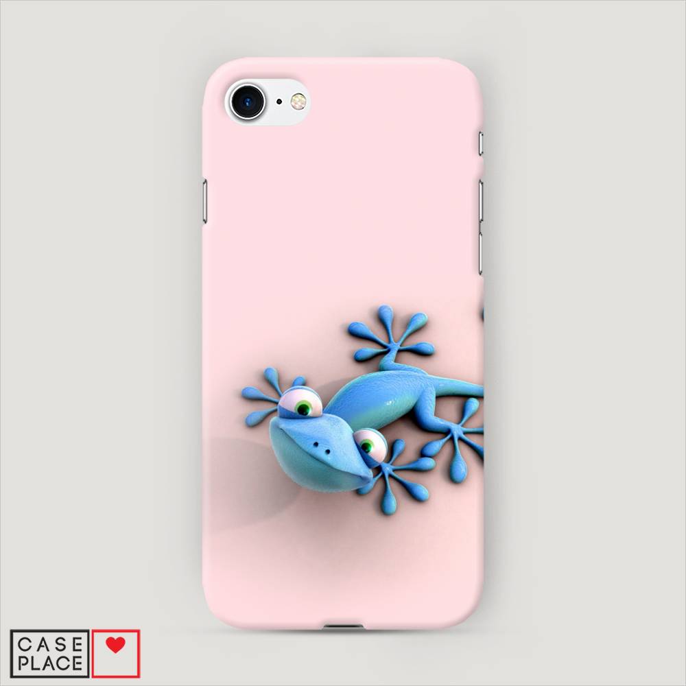 

Пластиковый чехол "Голубая ящерка" на Apple iPhone SE 2020, 12420-1