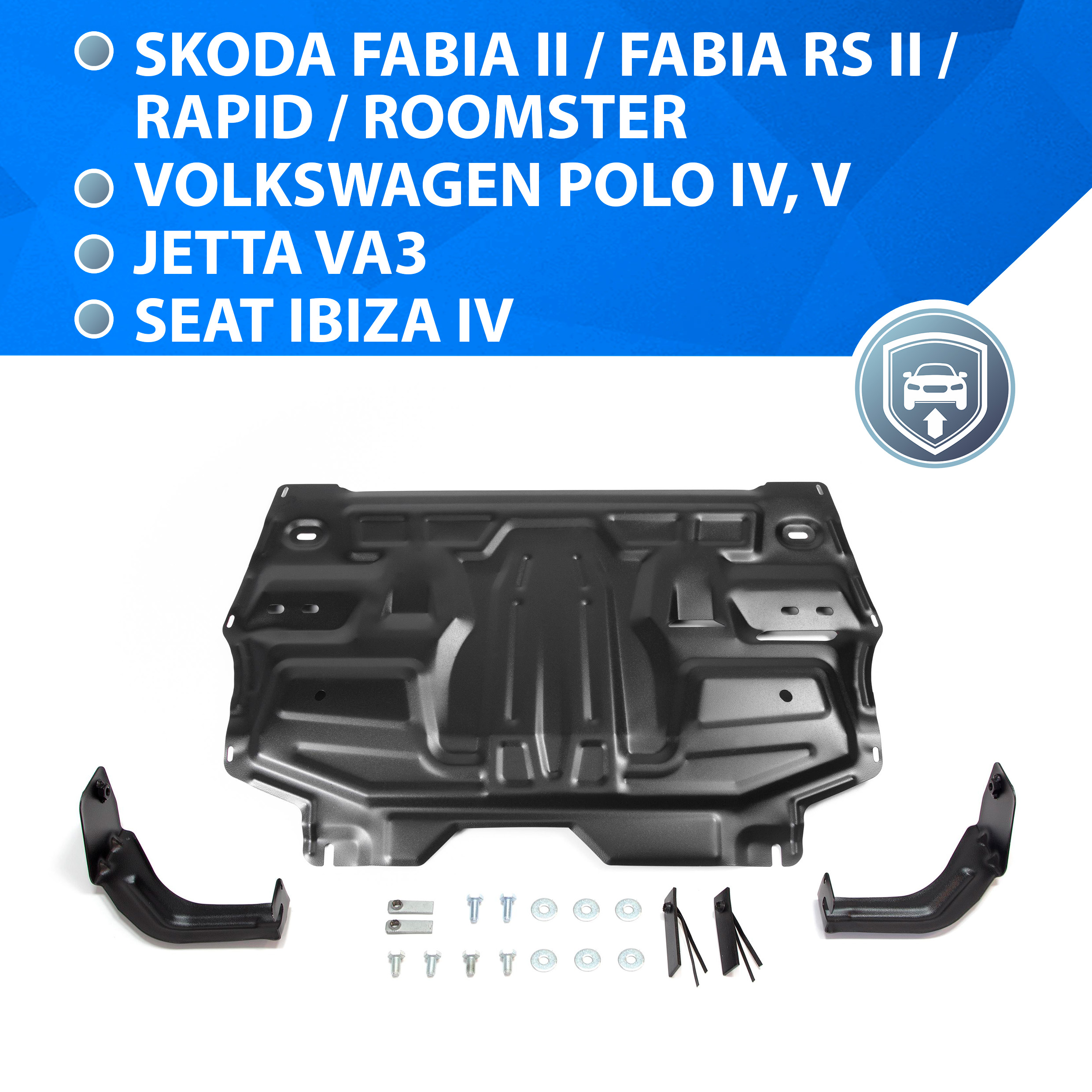 

ЗК+КПП Rival Seat Ibiza 08-15/Skoda Fabia 07-14/Rapid/Roomster/VW Polo 05-, 111.5842.1, Черный