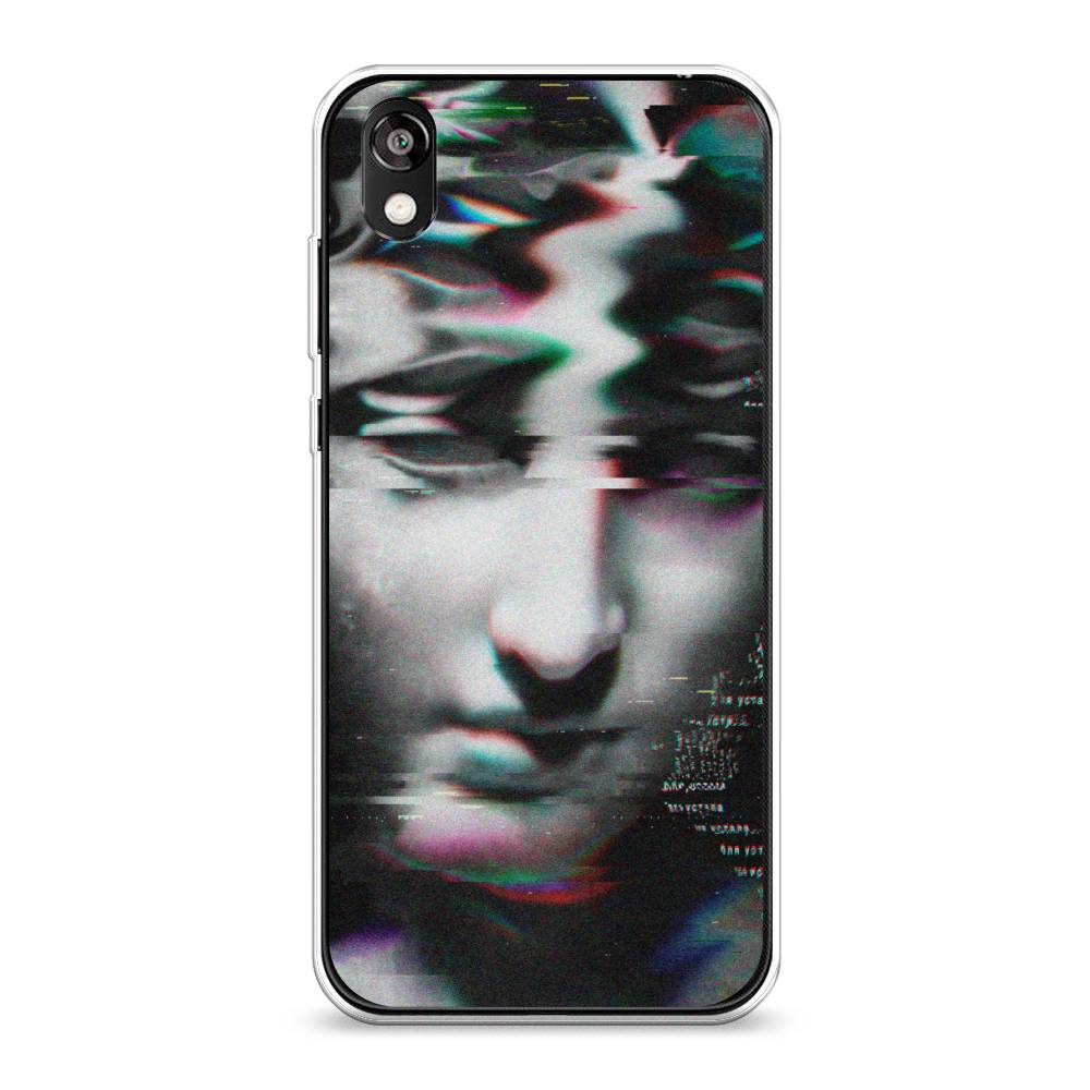 

Чехол Awog на Honor 8S "Glitch Art", Серый, 69150-9