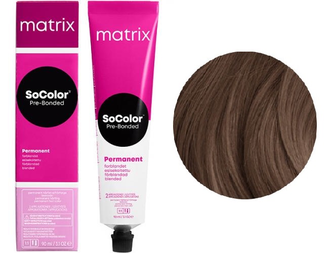 фото Краска matrix socolor pre-bonded 5n светлый шатен 90мл