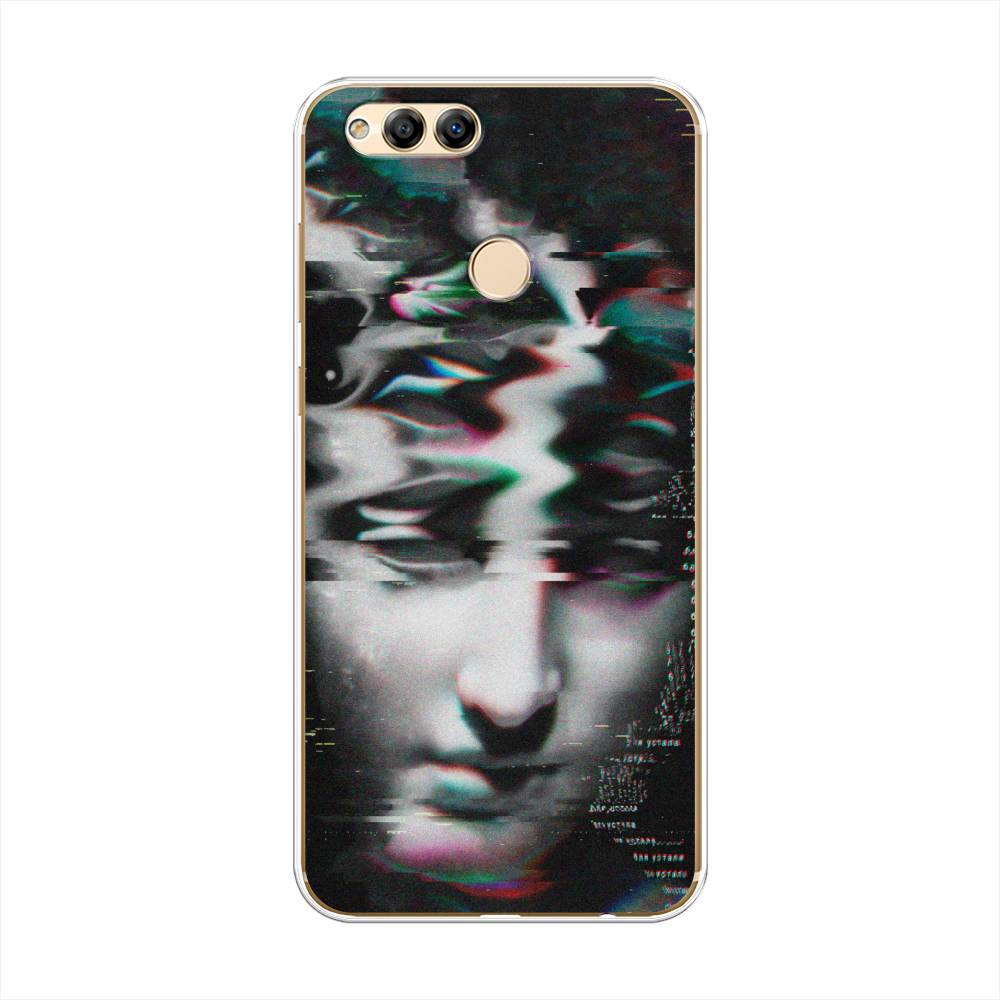 

Чехол Awog на Honor 7X "Glitch Art", Серый, 63750-9