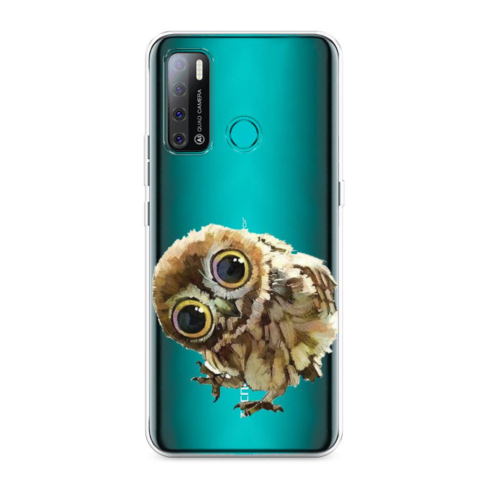 

Чехол Awog на Tecno Pouvoir 4 "Любопытный совенок", Разноцветный, 300350-1