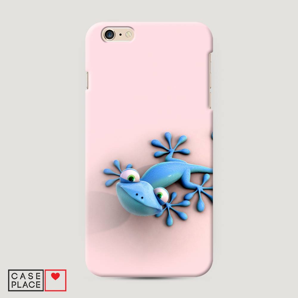 

Пластиковый чехол "Голубая ящерка" на Apple iPhone 6 Plus, 10520-1