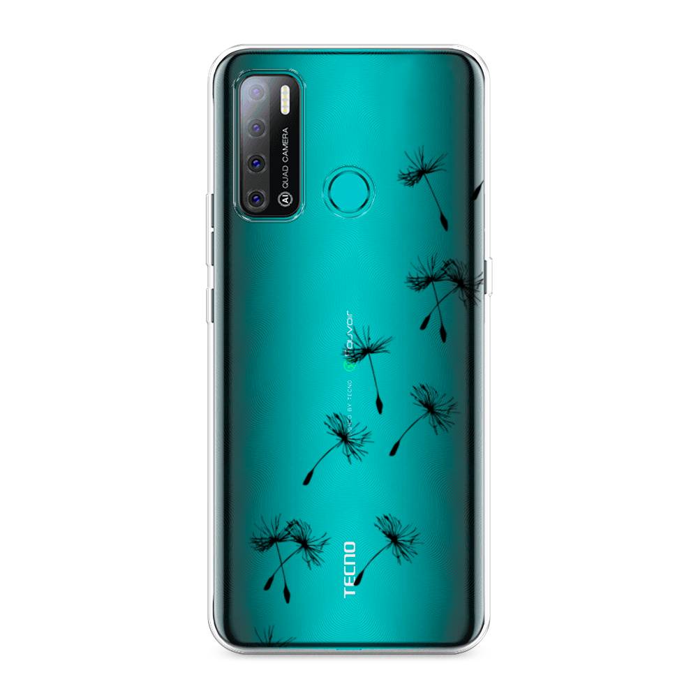 

Чехол Awog на Tecno Pouvoir 4 "Летящие одуванчики", Разноцветный, 300350-8