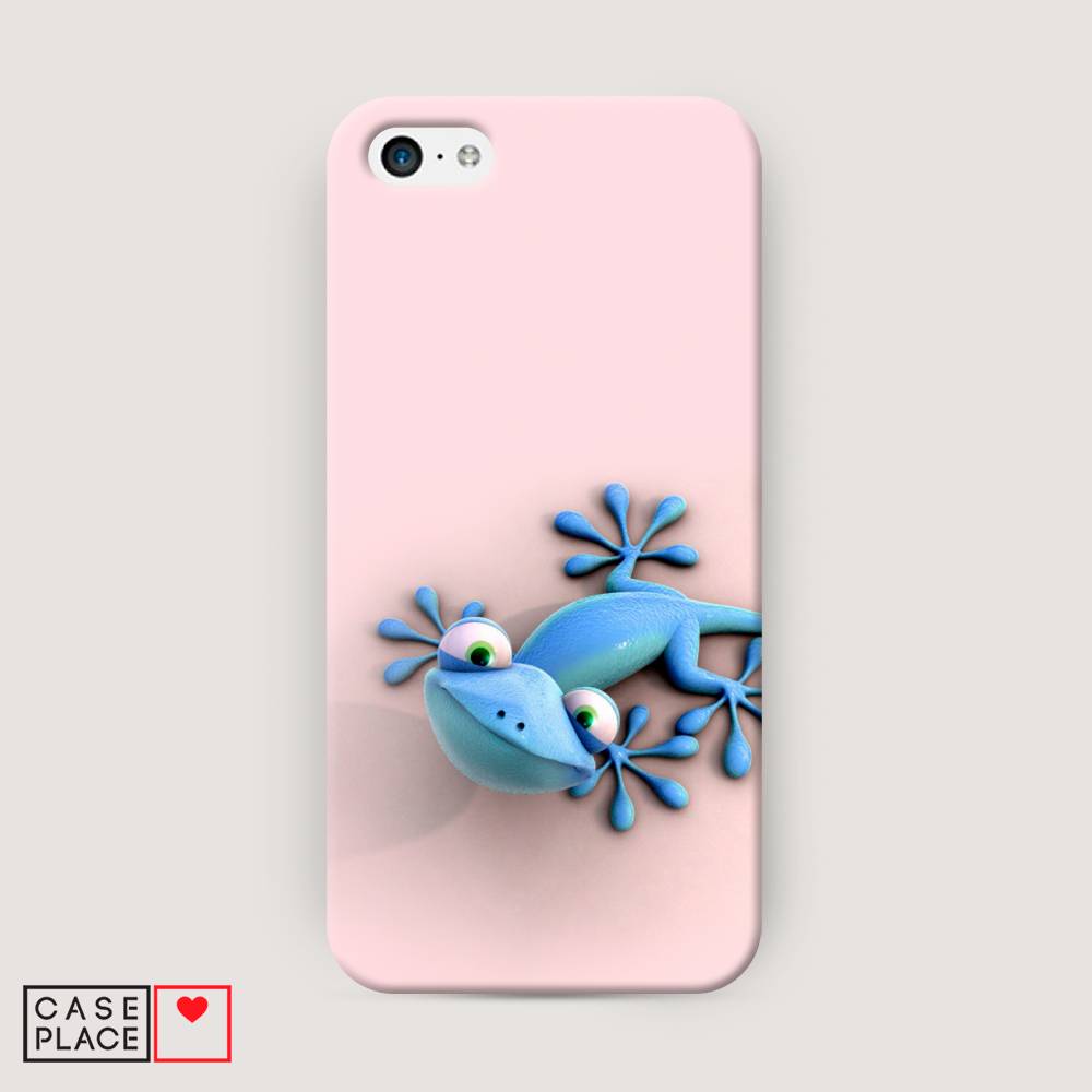 

Пластиковый чехол "Голубая ящерка" на Apple iPhone 5C, 10220-1