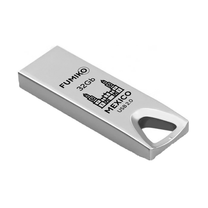 

Флешка Fumiko Mexico 32ГБ Silver (FMX-04), Mexico