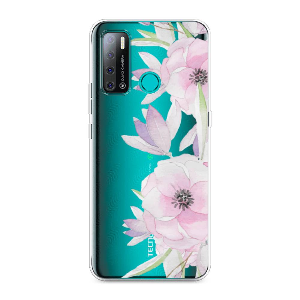 

Чехол Awog на Tecno Pouvoir 4 "Нежные анемоны", Разноцветный, 300350-8