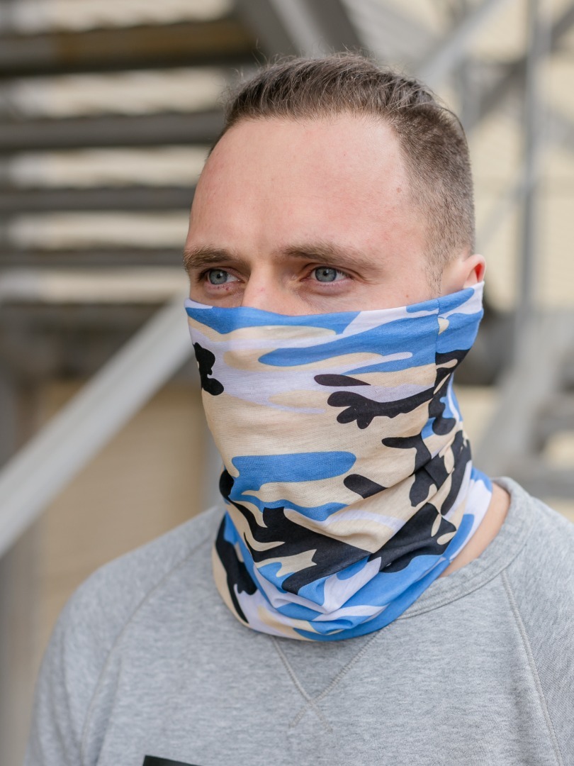

Мультибандана мужская Tactical PRO 730735 голубая, 730735