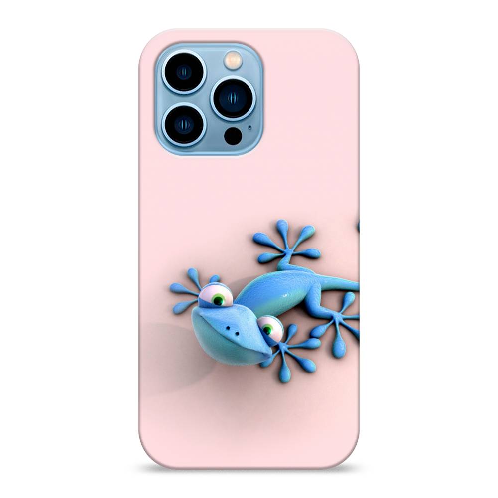 

Пластиковый чехол "Голубая ящерка" на Apple iPhone 13 Pro, 14320-1