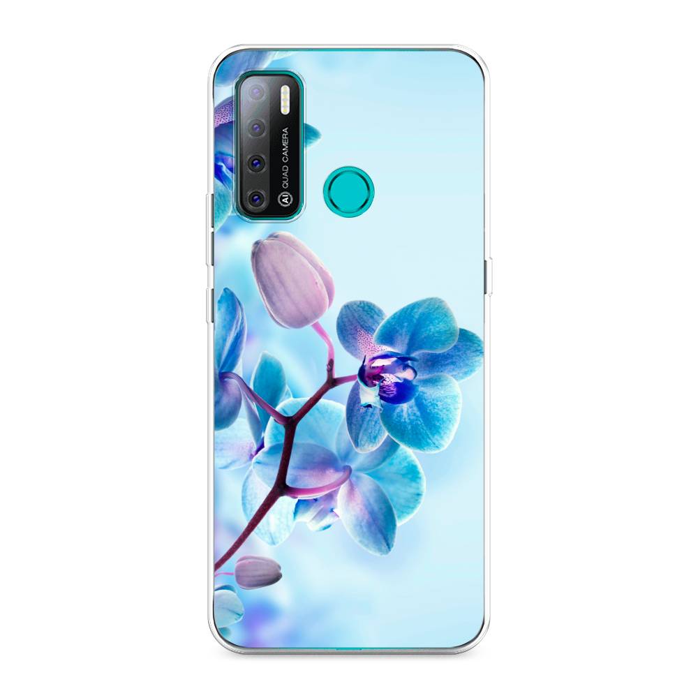 

Чехол Awog на Tecno Pouvoir 4 "Голубая орхидея", Разноцветный, 300350-8