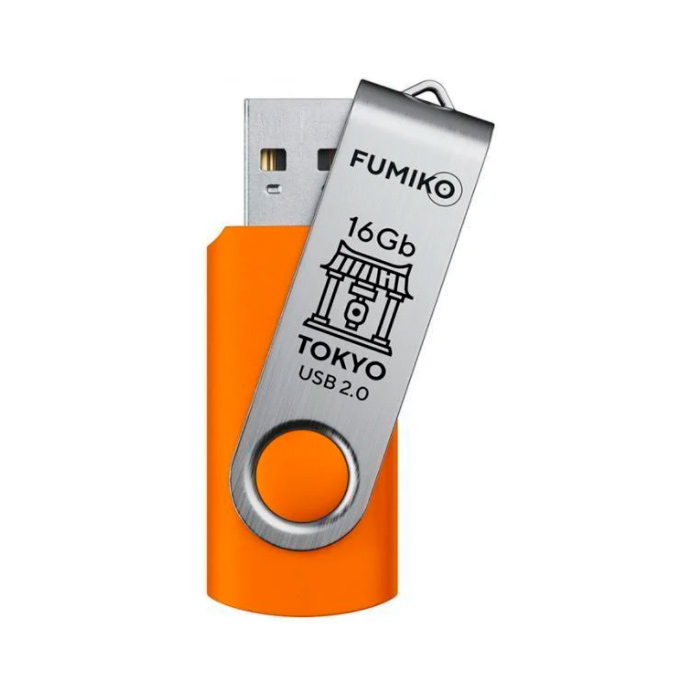 

USB-флешка Fumiko Tokyo USB 2.0 Orange FU16TOORANGE-01 / FTO-3 16GB3, Tokyo
