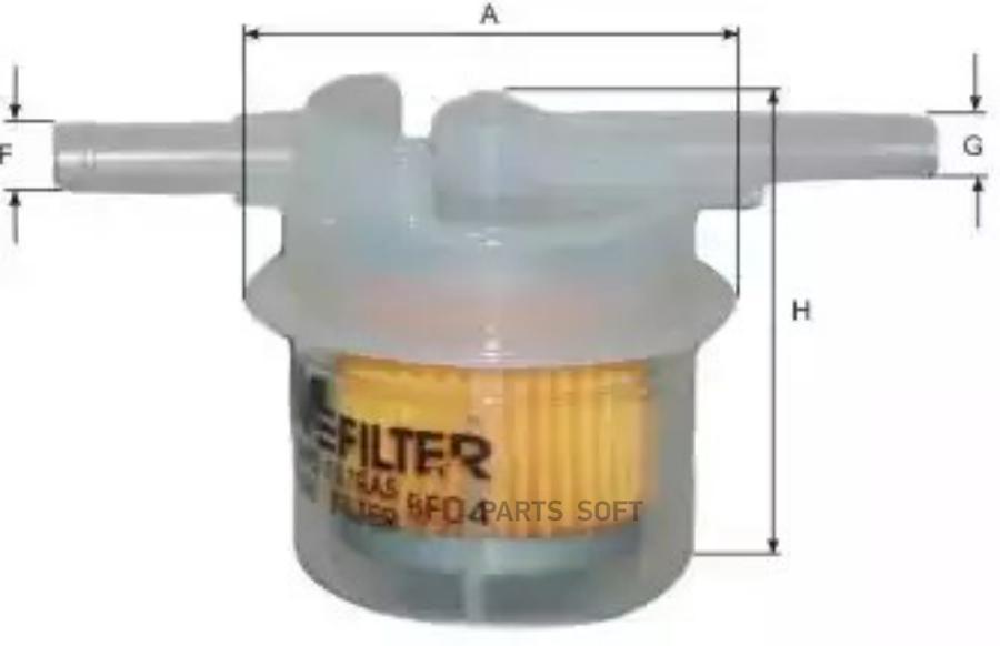 

Фильтр Топливный Mazda 323/626/929 80-89/Subaru Leone 84-91 Carbur. M-Filter арт. BF04