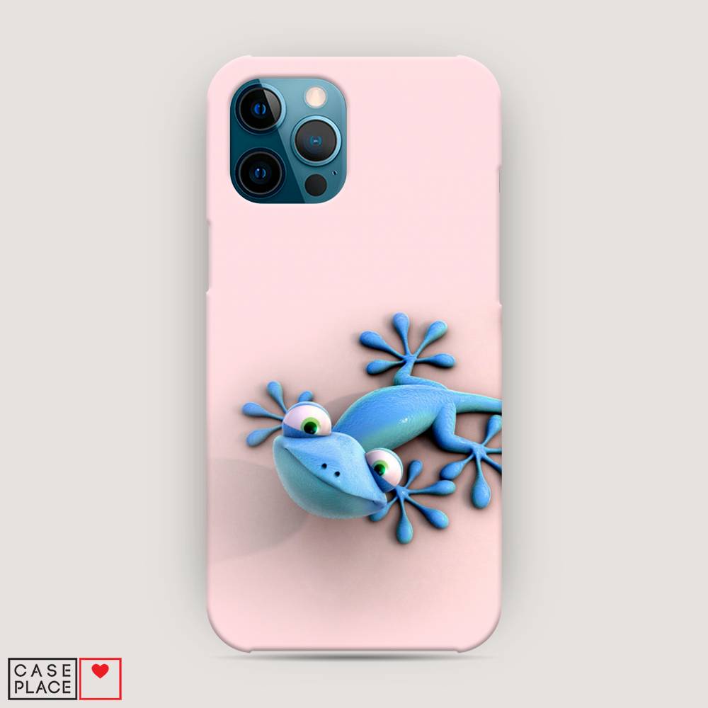 

Пластиковый чехол "Голубая ящерка" на Apple iPhone 12 Pro Max, 12720-1