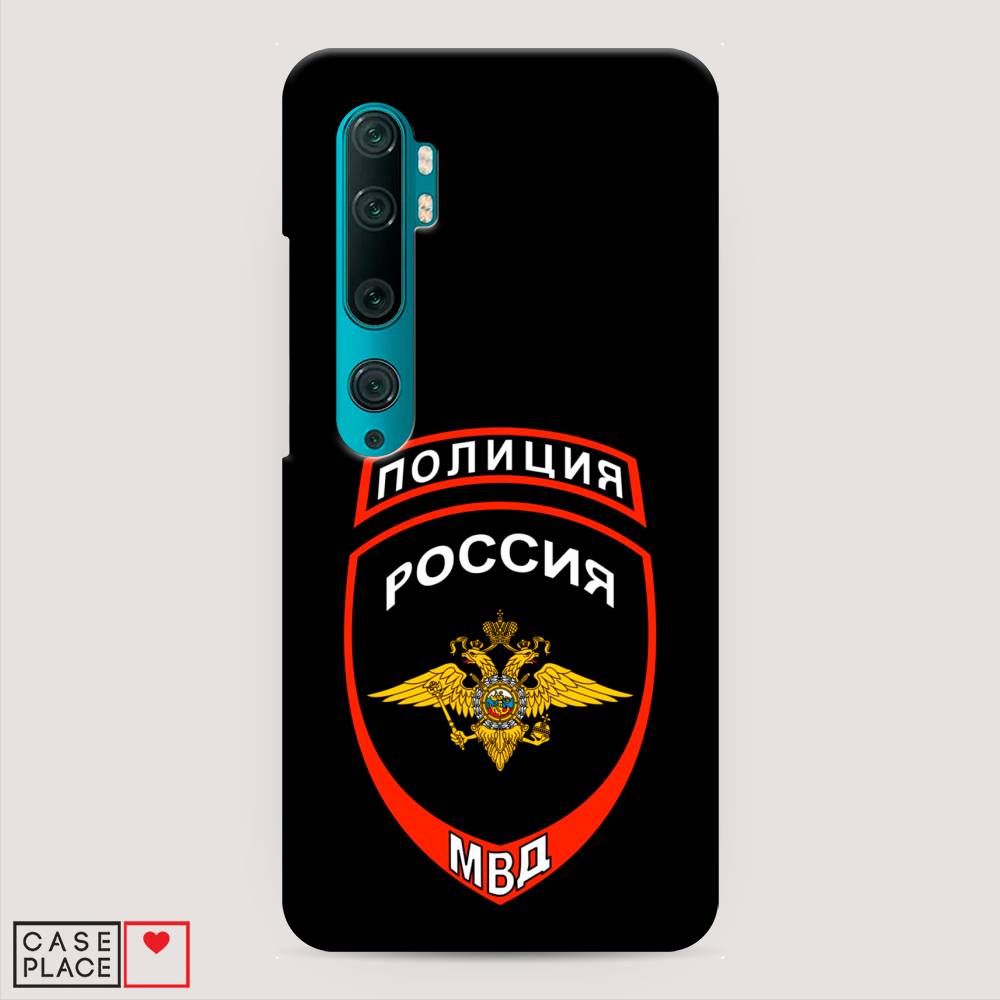 

Пластиковый чехол "Полиция шеврон" на Xiaomi Mi Note 10, 37320-4