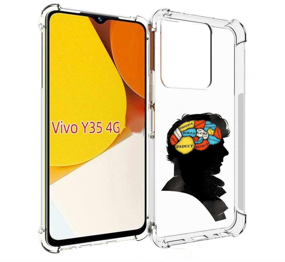 

Чехол MyPads темный рисунок для Vivo Y35 4G 2022 / Vivo Y22, Прозрачный, Tocco