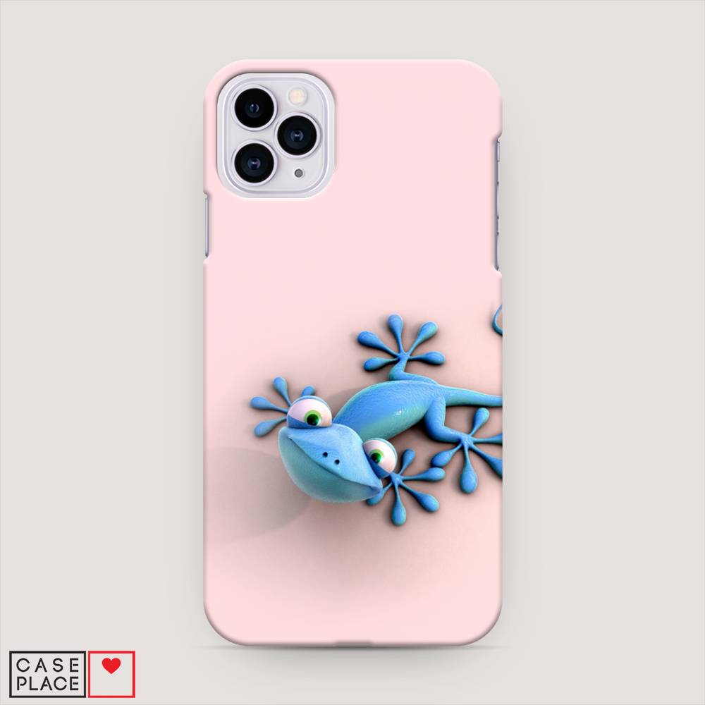 

Пластиковый чехол "Голубая ящерка" на Apple iPhone 11 Pro Max, 12220-1