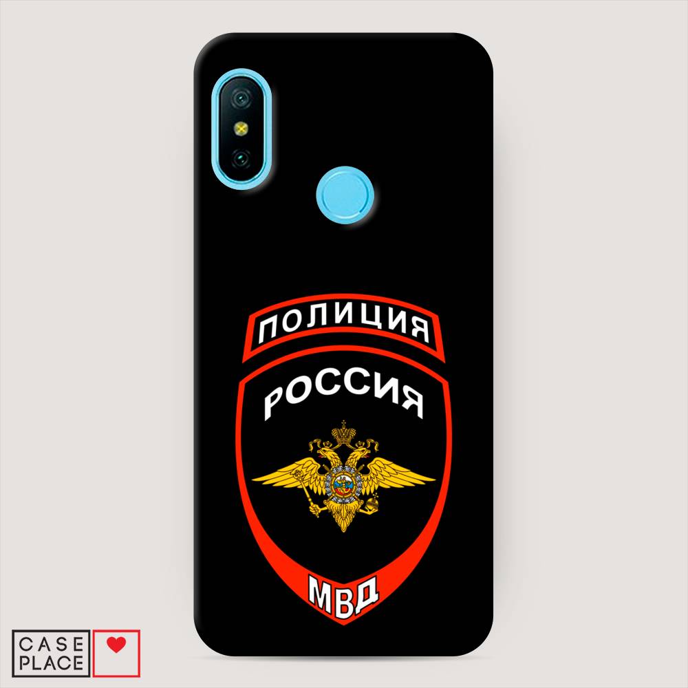 

Пластиковый чехол "Полиция шеврон" на Xiaomi Mi A2 Lite, 34220-4