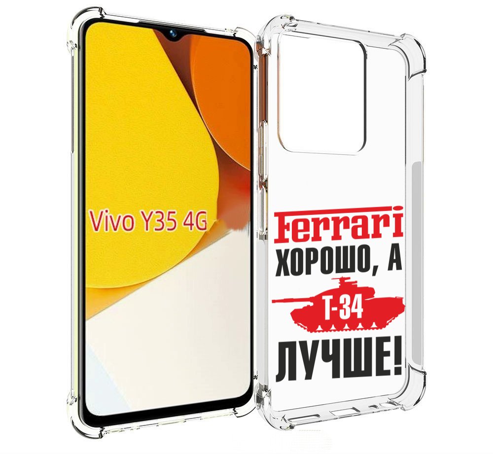 

Чехол MyPads т 34 лучше для Vivo Y35 4G 2022 / Vivo Y22, Прозрачный, Tocco