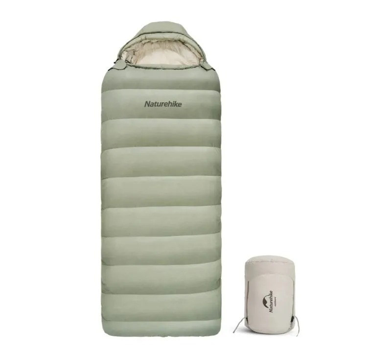 

Мешок спальный Naturehike XS1000, 220х85 см, (правый) (ТК: -10C), зелёный, Зеленый, XS1000